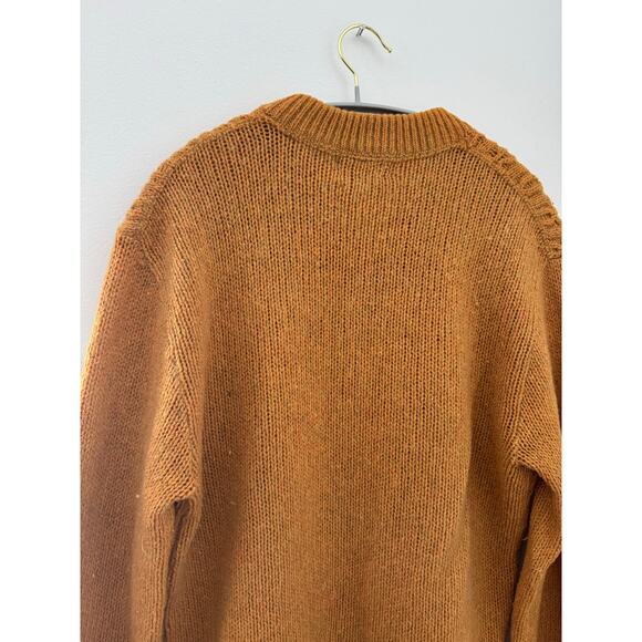 Yellow wool knit sweater - Picture 6 of 10